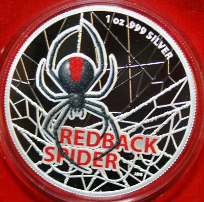 Australia $5 2021 Silver 1 Oz F#4844 Most Dangerous Redback Spider Proof • $356.39