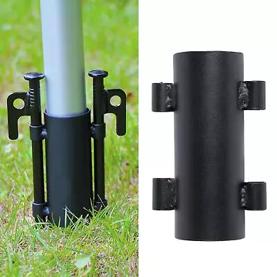 Windproof Fixed Tube Camping Awning Rod Holder Canopy Stand • $22.18