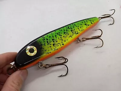 7.5  Phantom Green Crappie Wood Glide Bait Jerk Bait Musky Lure • $37.99