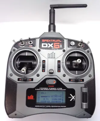 Spektrum DX6I DSMX/DSM2 2.4GHz Transmitter Excellent Condition On Mode 2 • £79.99