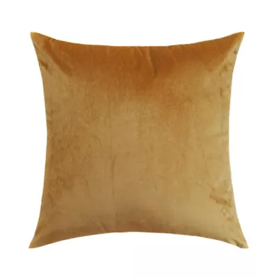 UK Velvet Plush Soft Large Cushion Cover Throw Pillow Case 11 Sizes 22 Colors • £7.99