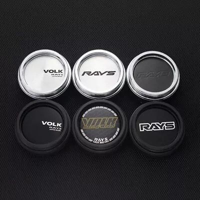 SET OF 4 Car Universal 60mm OD & 56mm ID Rays Volk Racing Wheel Center Hub Caps • $17.11