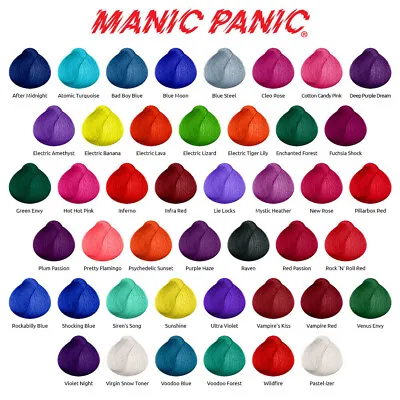 Manic Panic Vegan Semi Permanent Hair Dye Color Cream 118 ML 20 DIFFERENT COLORS • $11.75