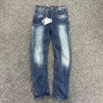 G-star Raw Type C 3D Super Slim Mens Blue Jeans Size W27 L32 (REFA44-8) • $36.98