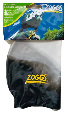 Zoggs Silicone Swimming Cap Multi Colourway One Size Fits All Easy Stretch  • £6.99