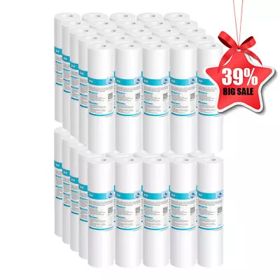 1/5/10/20/25/50 Micron 10  X 2.5  PP Sediment Water Filter Whole House Cartridge • $5.63