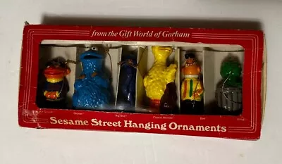 1980’s Set Of 6 Sesame Street Gorham Muppets Figures Hanging Ornaments Vintage • $59.99