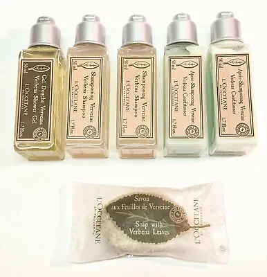  L'Occitane Verbena Shower Gel Shampoo Conditioner Soap Lot Of 6 Travel Size • $22.99