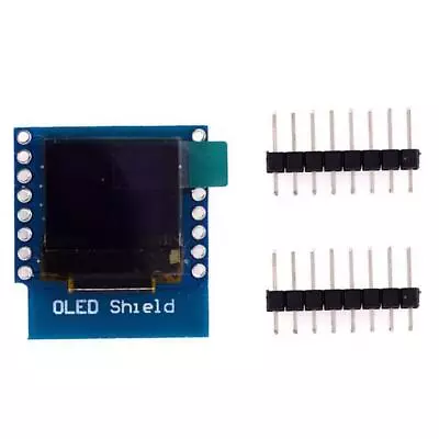 0.66 Inch OLED LCD Dispaly Shield IIC I2C Interface 64x48 For Wemos D1 Min • $13.09