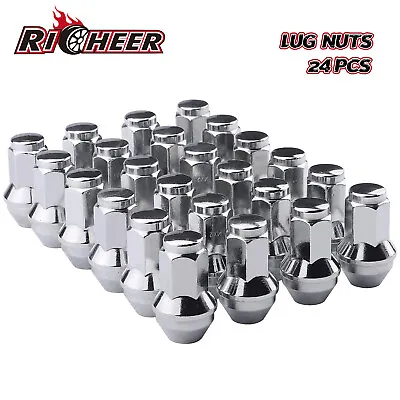 24 Ford Oem Factory Chrome 14x2 Lug Nuts For 2003-2014 F150 Expedition Navigator • $28.99