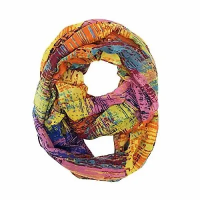 Wrapables Lightweight Voile Infinity Scarf Pink Orange • $13.99