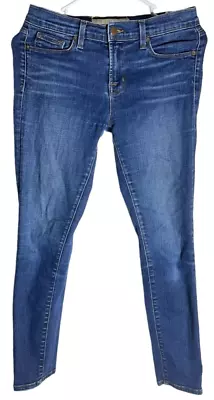 J Brand Womens Mid-rise Skinny Ankle Blue Jeans 27  Inseam Size 26 • $25.24