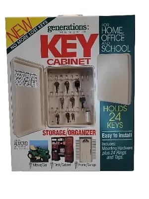 Generations Key Cabinet Almond Color 24 Keys Brand New  • $14.25