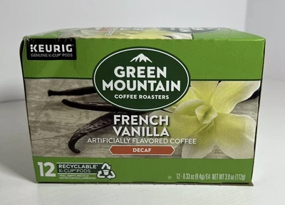 $8.99 • Buy Green Mountain French Vanilla Decaf Coffee Keurig K-Cups 12 Ct Best Buy 04/2023