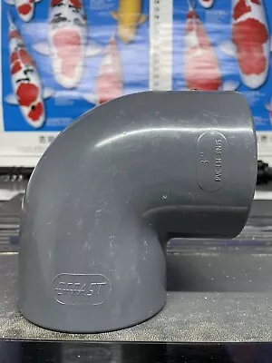 £7.99 • Buy PVC Pressure 3inch 90 Degree Elbow Solvent Weld Pond Pipe Fittings