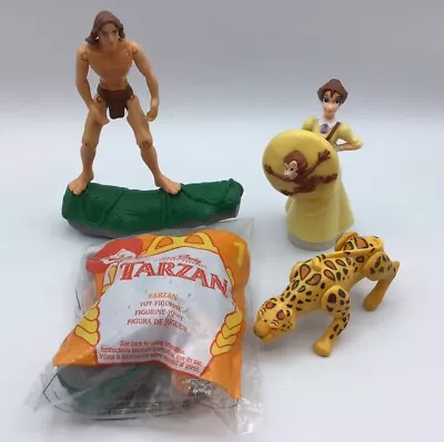 Lot Of 4 - 1999 Disney’s Tarzan - McDonald’s Happy Meal Toys • $11.99