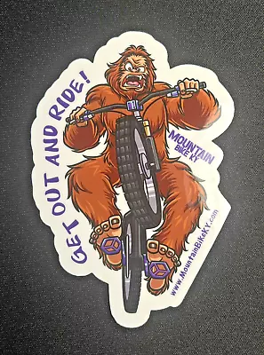 MTB Sticker Big Foot Mountain Bike Kentucky Sticker  Get Our And Ride!  MBK 2 Pk • $2.99