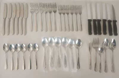  TOWLE Living Collection 18/0 Stainless Flatware SET 6 SETTINGS  / 41 Pieces • $38