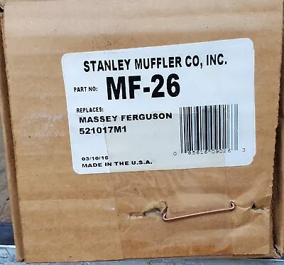 Stanley Muffler Massey Ferguson MF-26 (521017M1) • $68.99