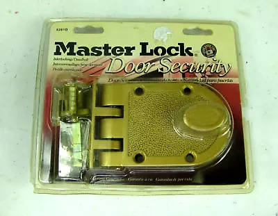 Masterlock Interlocking Deadbolt 5261D 5 Pin Cylinder NOS Master Lock • $18.44
