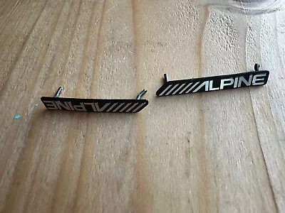 Jaguar X-type Xj Genuine Pair Of Front Speaker Cover Alpine Badge Set Used #1 • £19