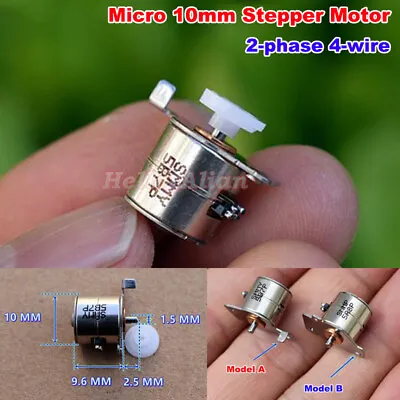 DC 5V Micro Mini 10MM 2-Phase 4-Wire Stepping Motor Small 10By Stepper Motor  • $1.45