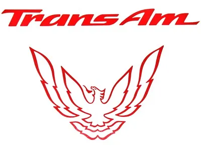 1993-1902 Trans Am WS6 Rear Bumper Tail Light Filler Panel Decal Red 9302TATB • $49