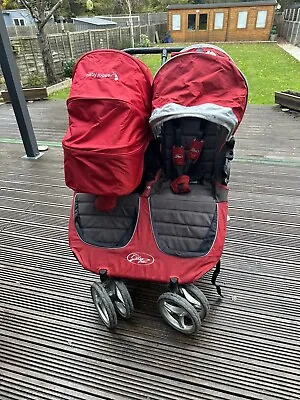 Baby Jogger City Mini Double Pushchair Pram With Bassinet - Will Post • £150