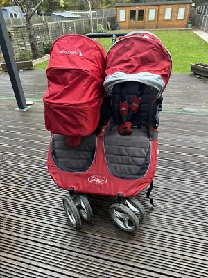 Baby Jogger City Mini Double Pushchair Pram With Bassinet - Will Post • £150