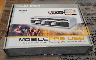 M-Audio MobilePre USB Preamp Audio Interface - 200F - V1.03 - In Original Box • $25