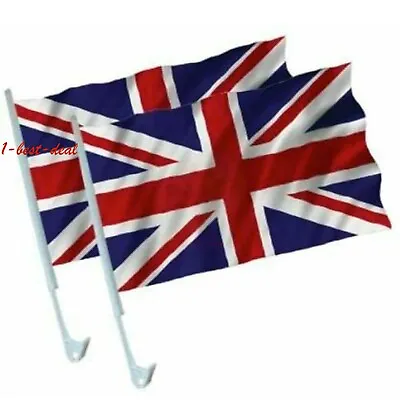 £2.29 • Buy Queens Platinum Jubilee Car Flags Union Jack Car Flags 2022 England United UK