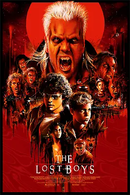 Lost Boys Red Foil By Vance Kelly Ltd Edition X/100 Screen Print Mondo MINT Art • $195