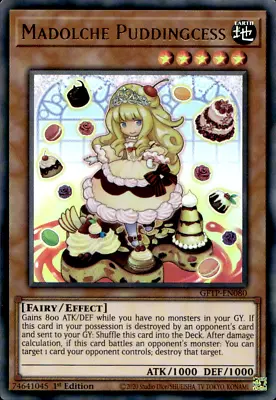 MADOLCHE PUDDINGCESS GFTP-EN080 ULTRA RARE 1ST ED YuGiOh • £1.65