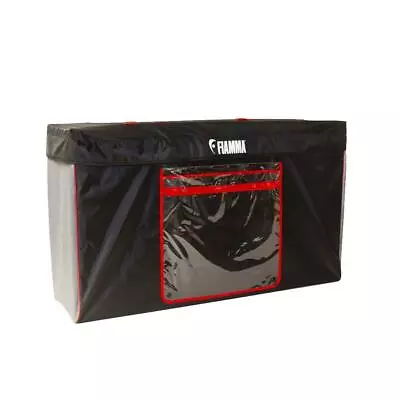 £101.99 • Buy Fiamma Cargo Rear Storage Bag In Black & Red Carry Bike Box