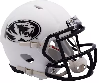 Missouri Tigers Matte White Revolution SPEED Mini Football Helmet • $29.95