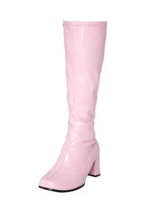 Women's Fancy Dress Sexy Go Go Knee High Boots Cool GoG0 60's 70s Party Size UK4 • £18.99