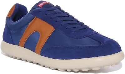 Camper Pelotas XLF Mens Lace Up Casual Low Trainers In Blue Size UK 6 - 12 • £79.99