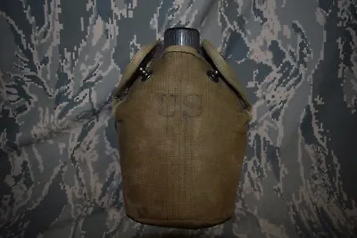 *Vintage Military Army Metal Canteen AND COVER Used • $27.50