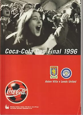 1996 League Cup Final.Aston Villa V Leeds United. • £3.99