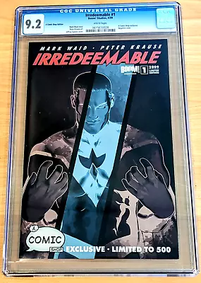 Irredeemable #1 Cgc 9.2 Boom Studios 2009 Rare A Comic Shop Variant Ltd To 500 • $200