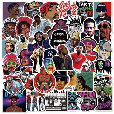 10 PCS Hip Hop Rapper Rap Music Stickers BRAND NEW • $2.99