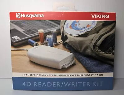 Husqvarna Viking 4D Reader/Writer Kit With Programmable Embroidery Card NEW • $189.90