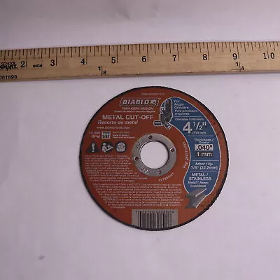 Diablo Thin Kerf Metal Cut-Off Disc Aluminum Oxide 4-1/2  X 0.040  X 7/8  • $1