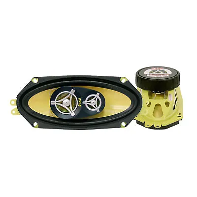 Pyle PLG41.3 4 X 10 Inch 3 Way 300 Watt Car Audio Stereo Coaxial Speakers Pair • $42