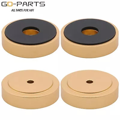 40x10mm Solid Aluminum Audio Speaker AMP Chassis Isolation Feet Stand Pad Damper • $14.26