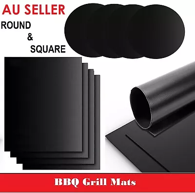 Non-stick BBQ Grill Mat Barbecue Baking Liners Reusable Cooking Barbecue Sheet • $14.49