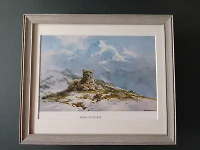 David Shepherd Print 'Snow Leopard'   FRAMED • £28.50