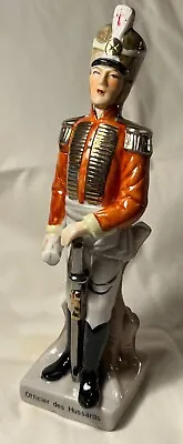 Collectable Vintage Napoleonic Wars Porcelain Figure; Officier Des Hussards. VGC • £11.99