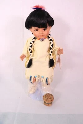 $39 • Buy The Hamilton Collection's  Little Basket Weaver “Bisque Hand Painted Doll Case