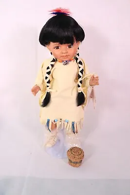 The Hamilton Collection's  Little Basket Weaver “Bisque Hand Painted Doll Case • $39